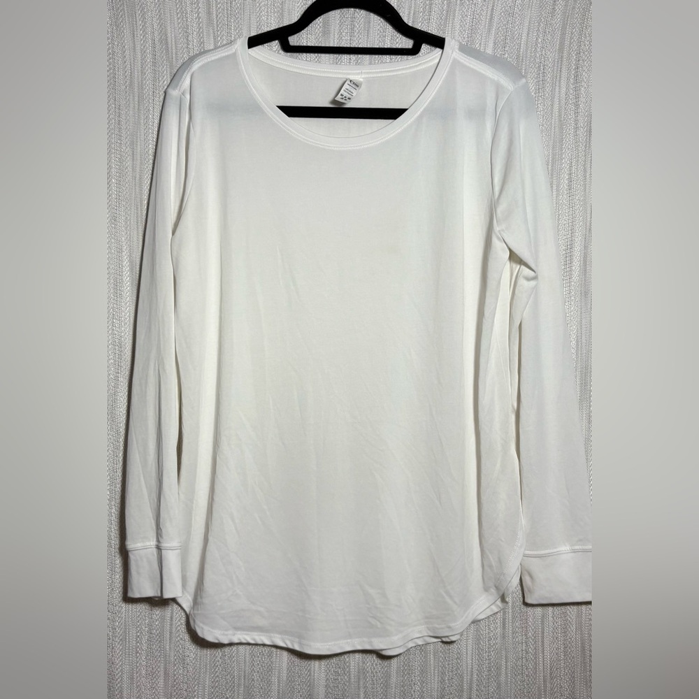 ZYIA White Long Sleeve Tee